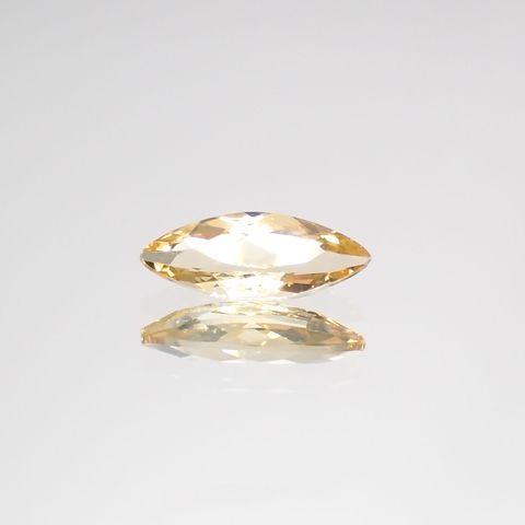 インペリアルトパーズ(宝石名トパーズ)ブラジル産 0.89ct 識別済[220114963]10.5x4.2mm前後