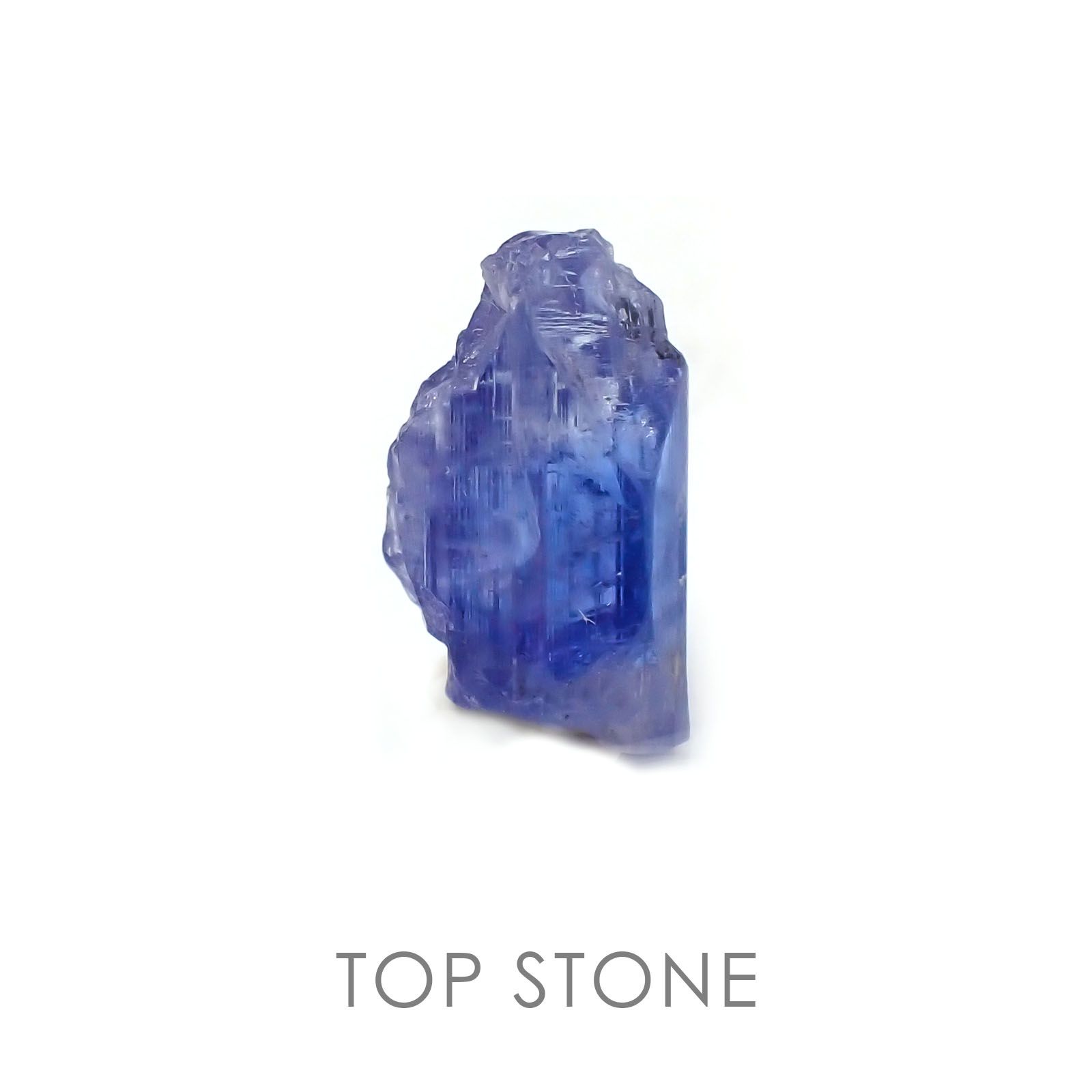 タンザナイト(ゾイサイト) タンザニア産 原石・結晶 3.78ct[21028273]11.8×6.4mm前後