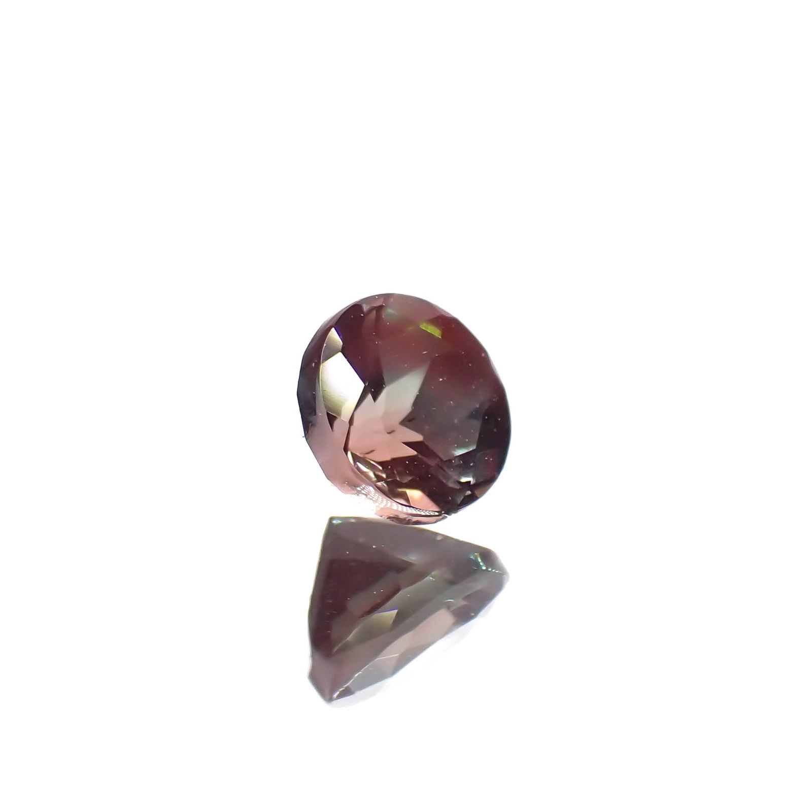 バイカラーアンデシン モンゴル産 0.27ct[230421499]3.8x3.8mm前後