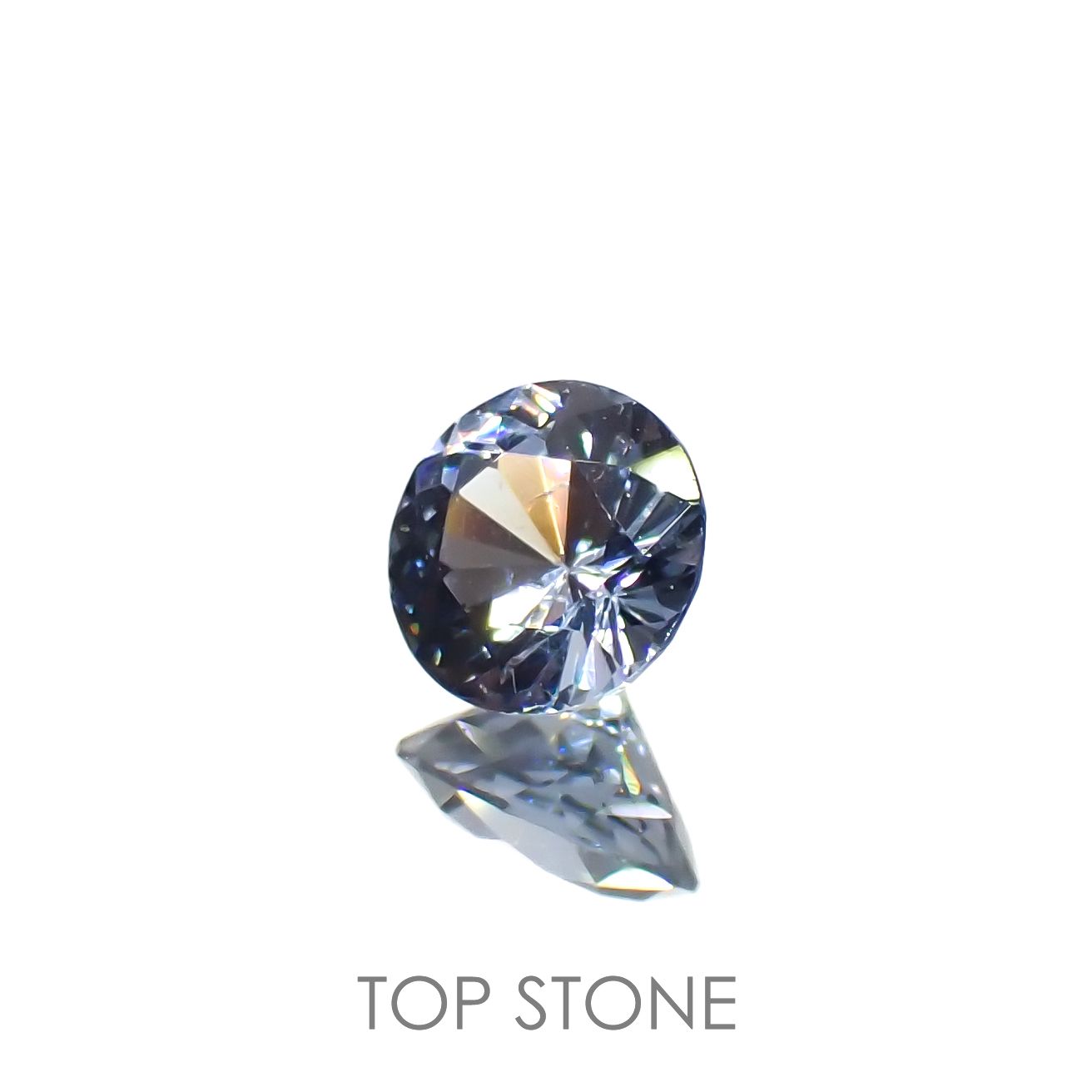 グレイッシュブルースピネル(宝石名スピネル)ビルマ/マダガスカル産 0.26ct 識別済[221219504]4x4mm前後