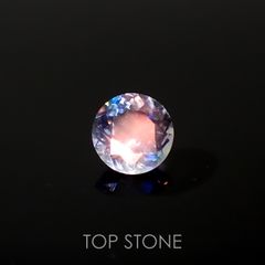 レインボームーンストーン(宝石名ラブラドライト)マダガスカル産 0.30ct 識別済[221219522]4.6x4.5mm前後