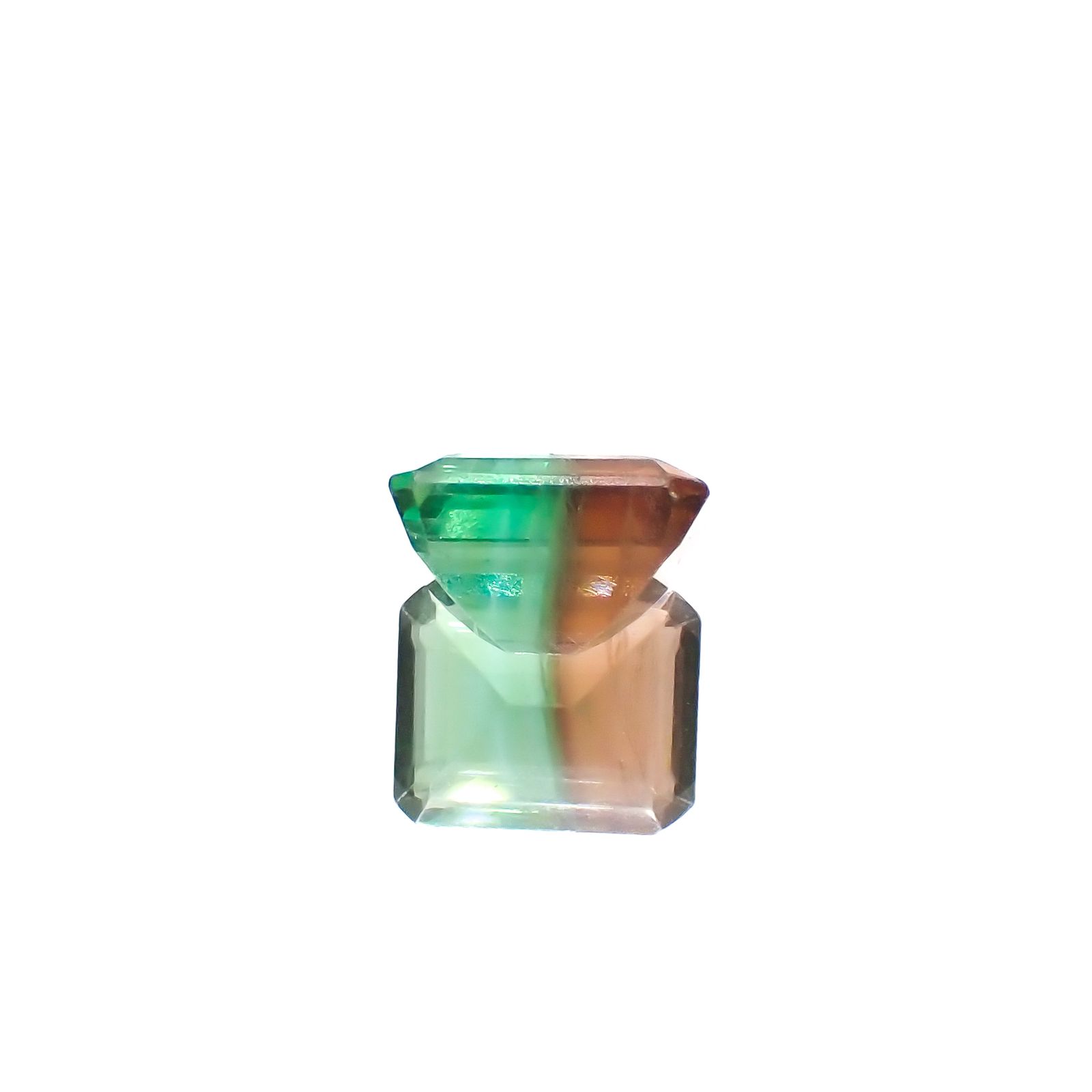 パーティカラーフローライト フルオレッセンス ブラジル産 4.00ct[240326913]9.9x7.9mm前後