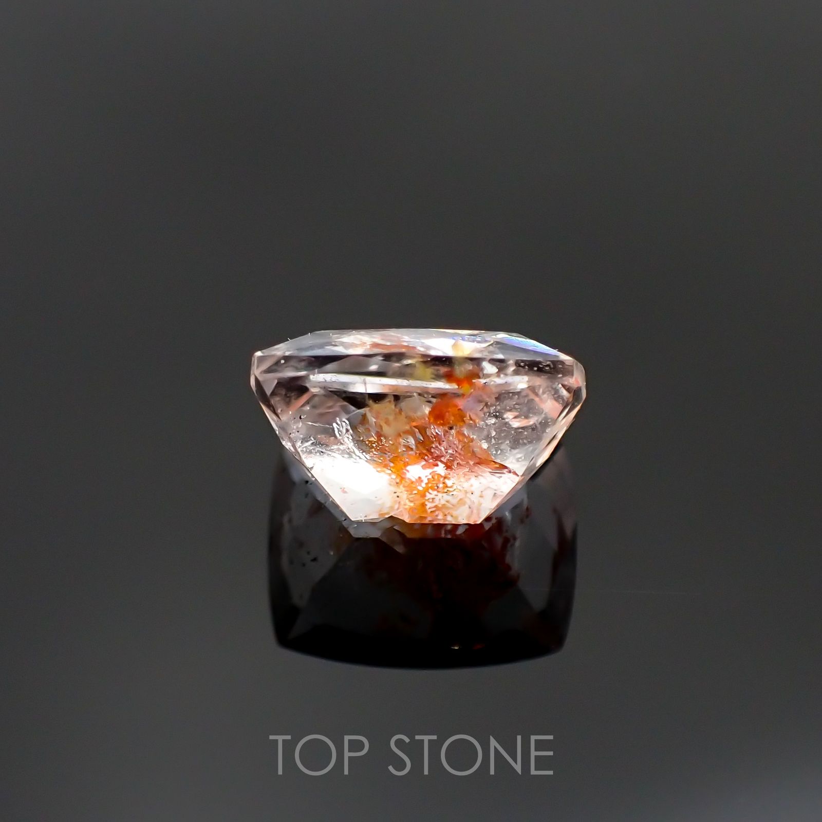 オーロラクォーツ ブラジル・ミナスジェライス産 4.63ct[220114377]11.6x9.3mm前後