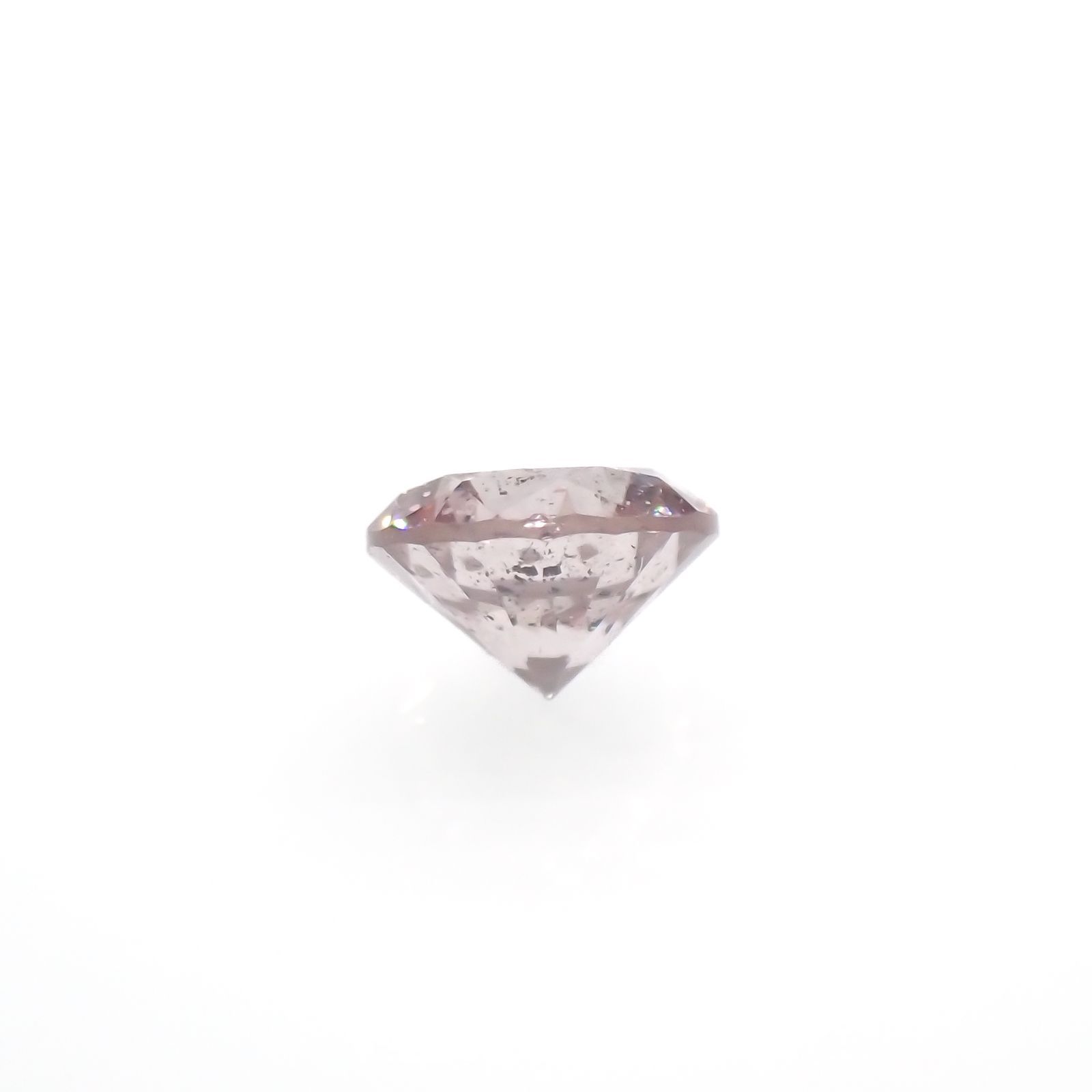 ピンクダイヤモンド (宝石名ダイアモンド)I-1 / FANCY LIGHT PINK 0.086ct ソ付(CGL)[220716973]2.72x2.77mm前後