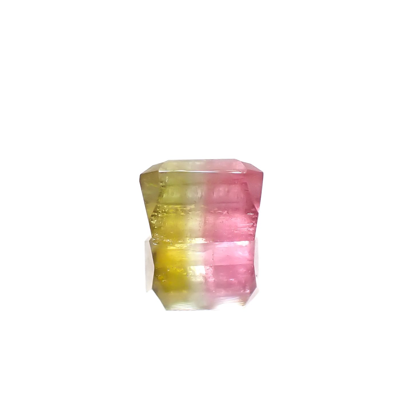 バイカラートルマリン アフガニスタン産 0.68ct [241029405]5.3x4mm前後