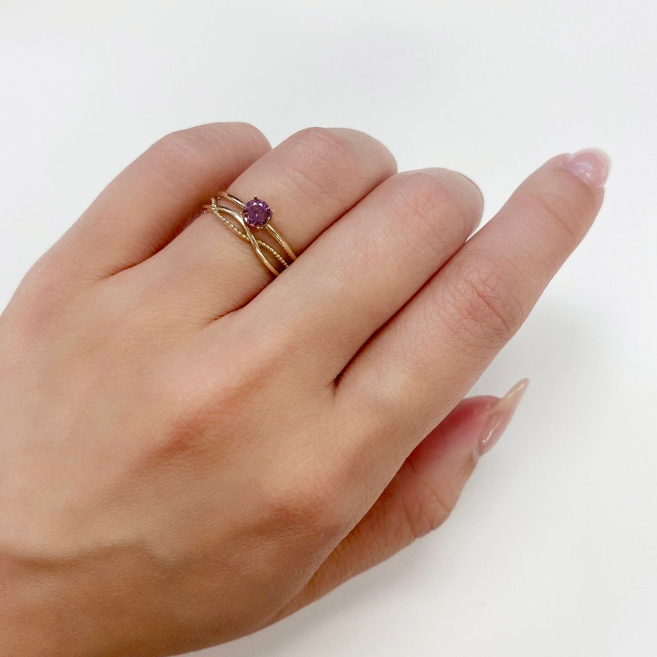 ピンクスピネル ビルマ産 ルース 0.32ct[210610010]4.1×4.1mm前後