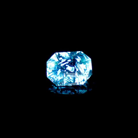 ◇オクタゴンカット◇オイルインクォーツ パキスタン産 0.55ct [240222093]6.2x4.7mm前後