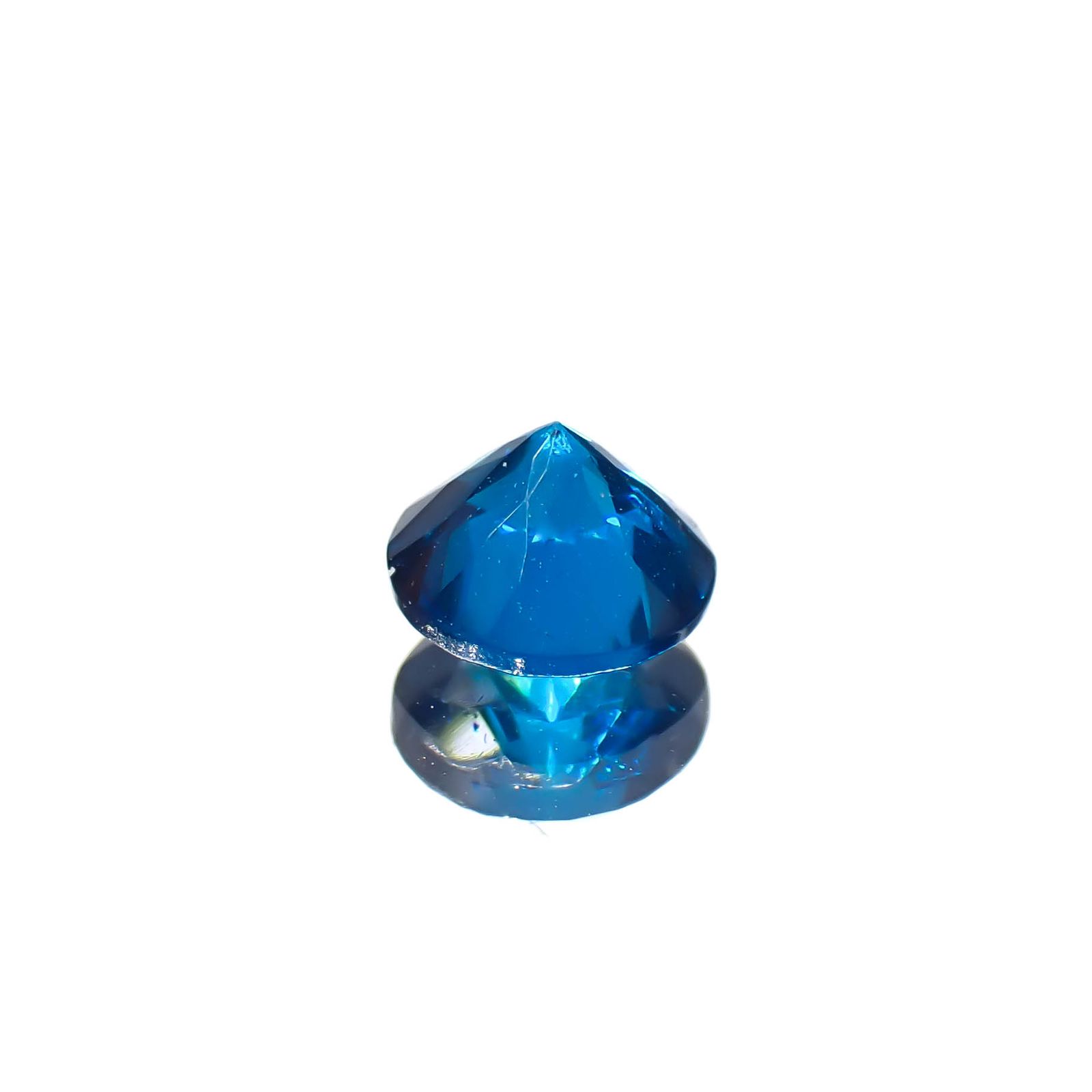 ディープブルーアパタイト マダガスカル産 0.51ct[240628156]5x5mm前後