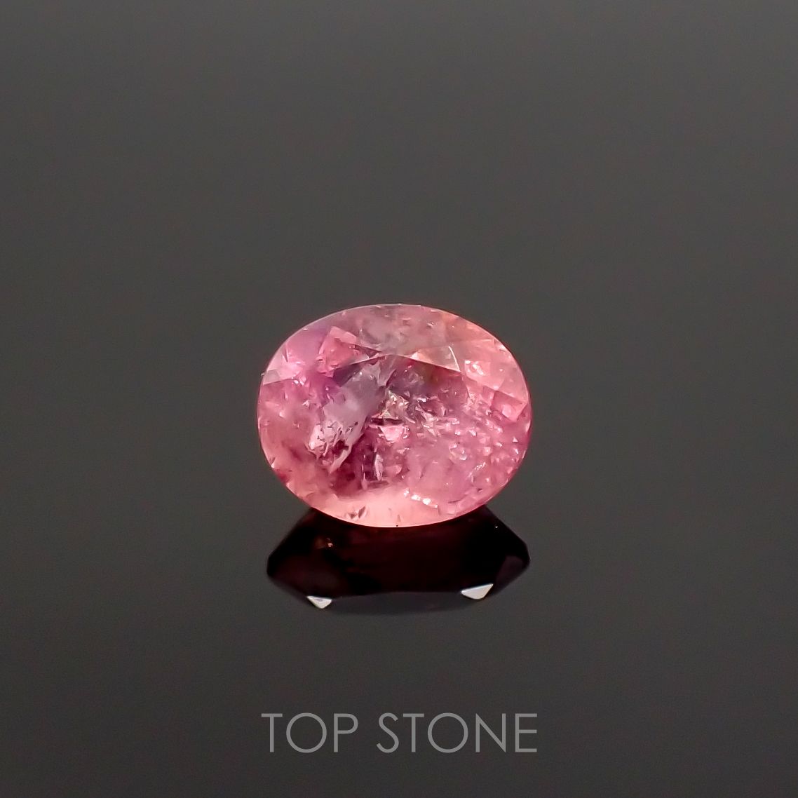 ペツォッタイト(ラズベリル)(宝石名ペツォッタイト) マダガスカル産 0.338ct ソ付(彩珠)[210711800]4.8×3.9mm前後