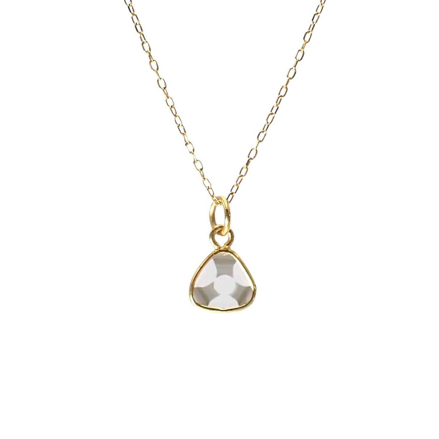 ◇K18仕様◇トラピッチェスライスダイヤモンド ペンダントトップ/チャーム(※チェーン別売り) 0.91ct / 6.5x6.6mm前後 [250430225]