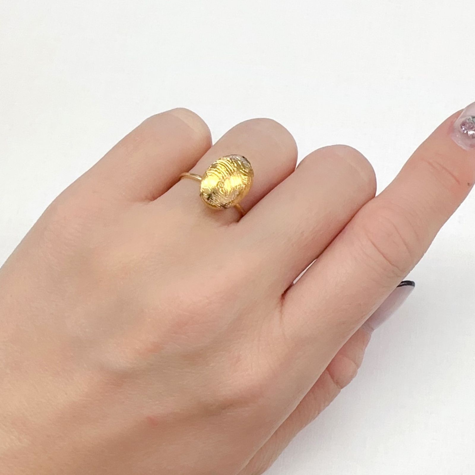ムオニナルスタ隕石 発見地:スウェーデン 9.36ct[240125812]13.6x9.6mm前後