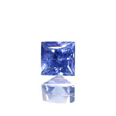 ◇プリンセスカット◇サファイア(宝石名サファイア)スリランカ産 0.17ct 識別済[230622449]2.8x2.8mm前後