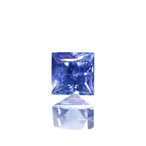 ◇プリンセスカット◇サファイア(宝石名サファイア)スリランカ産 0.17ct 識別済[230622449]2.8x2.8mm前後