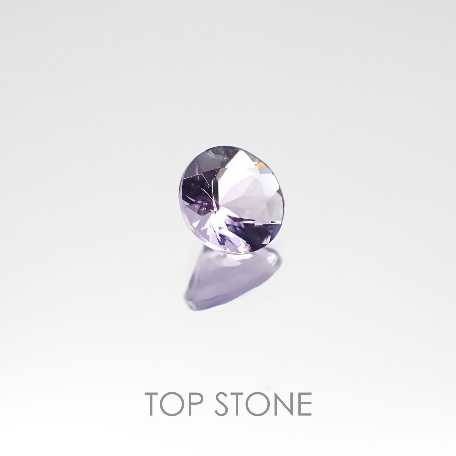 ラベンダースピネル スリランカ産 ルース 0.2ct[20106663]4×4mm前後