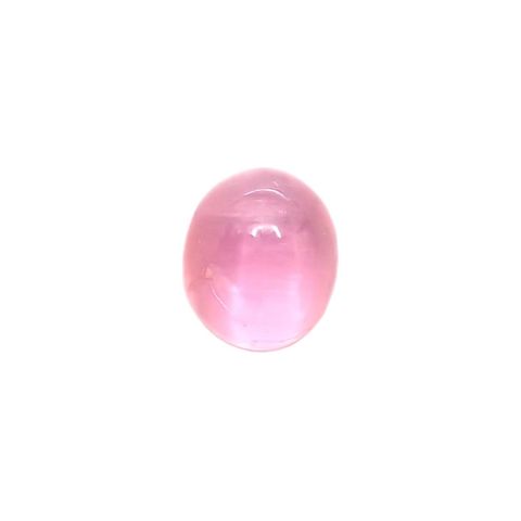 ペツォッタイトキャッツアイ(ラズベリル)(宝石名ペツォッタイト・キャッツアイ) マダガスカル産 0.457ct ソ付(彩珠)[210811972]4.6×3.9mm前後