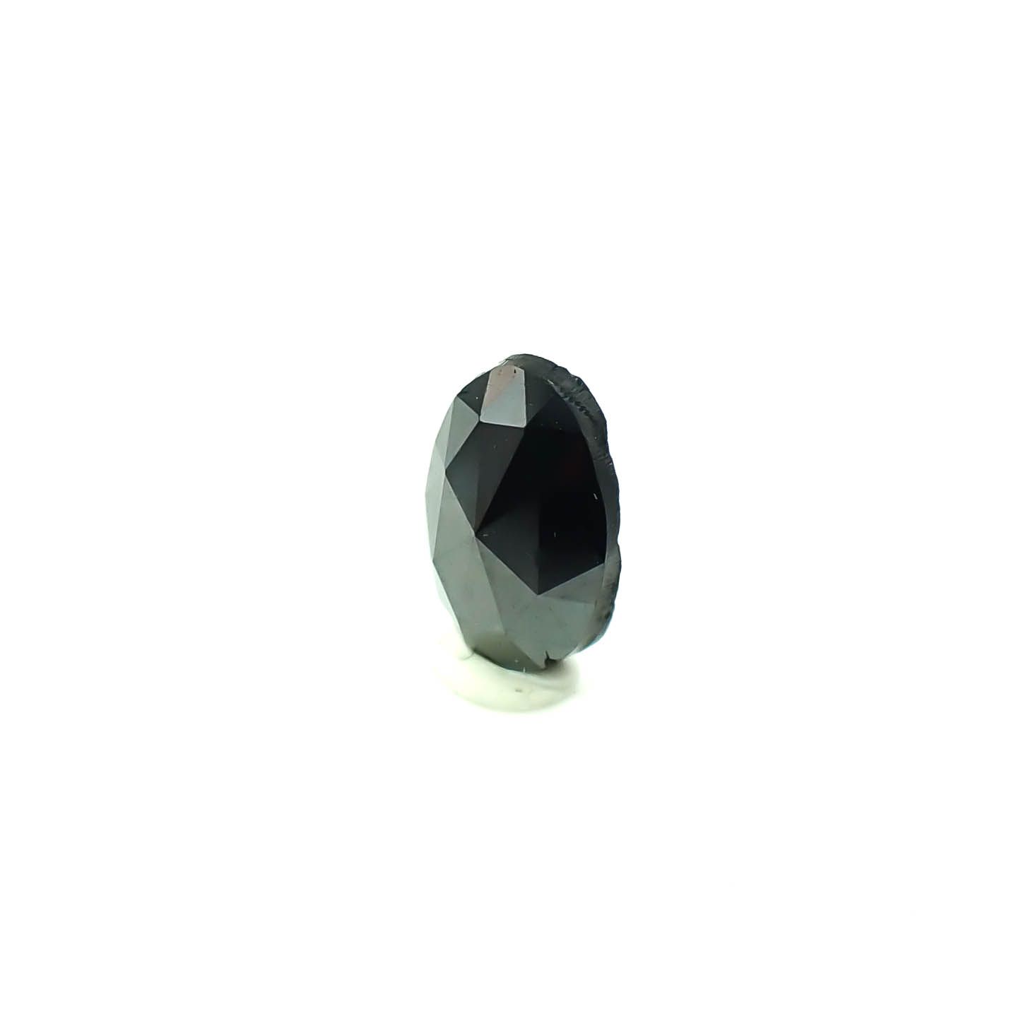 ◇ローズカット◇ブラックダイヤモンド ジンバブエ産 0.54ct / 6.3x4.2mm前後 [251131326]