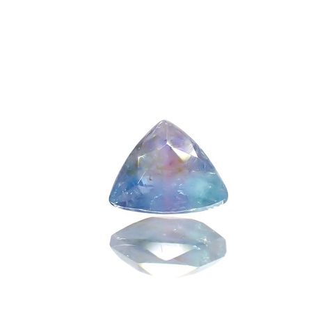 バイカラーパライバトルマリン 非加熱 ブラジル・バターリャ鉱山産 0.19ct[230220468]3.4x4.3mm前後