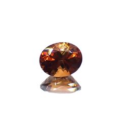 コニャックカラートパーズ メキシコ・ゲレロ州産 1.10ct[221018561]6.9x5.5mm前後