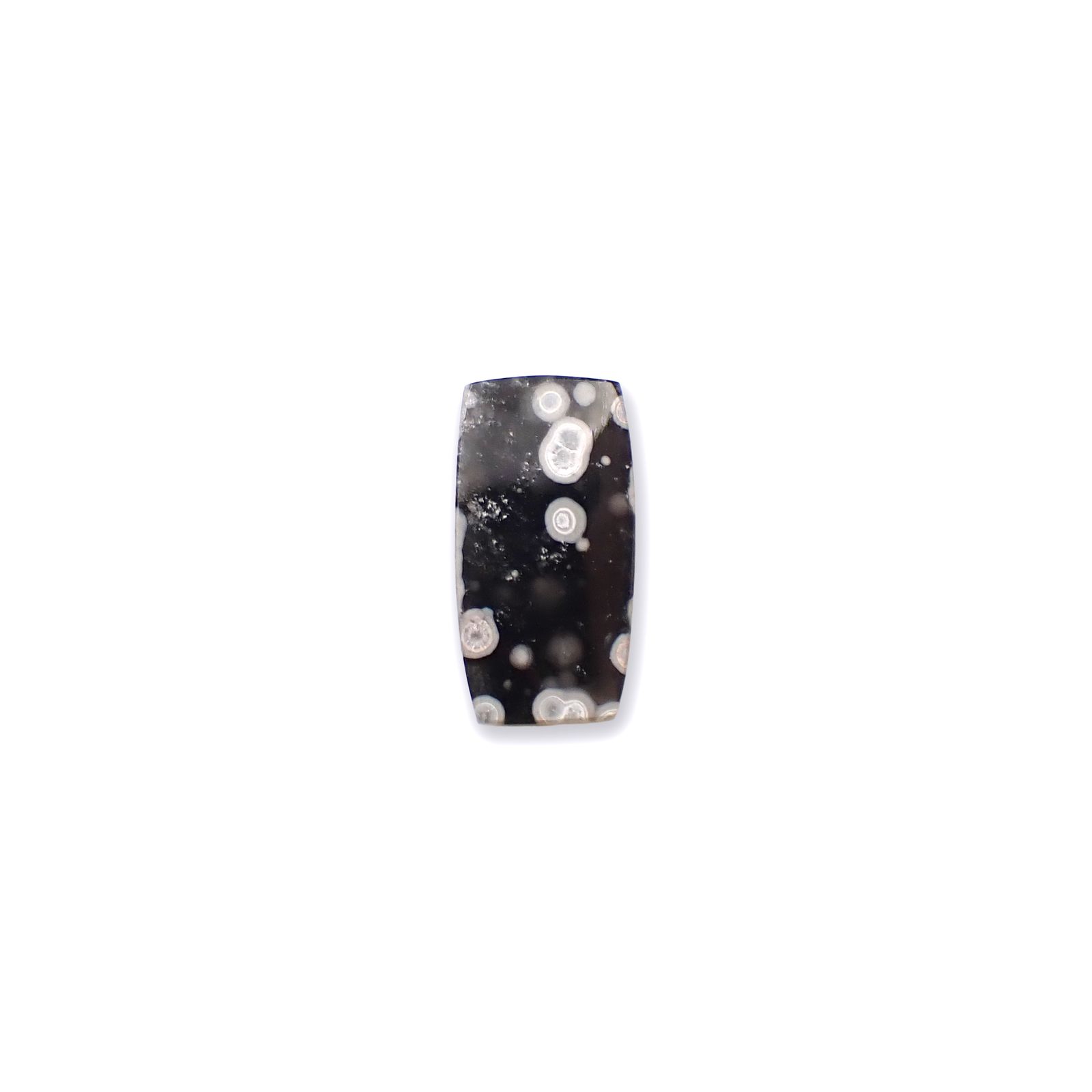 コスミックオブシディアン イタリア産 4.07ct [250730669]16.9x8.7mm前後