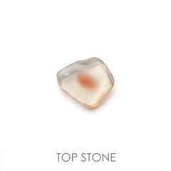 オレゴンサンストーン 原石スライス磨き アメリカ・オレゴン州産 5.78ct[220918003]16.5x14.1mm前後