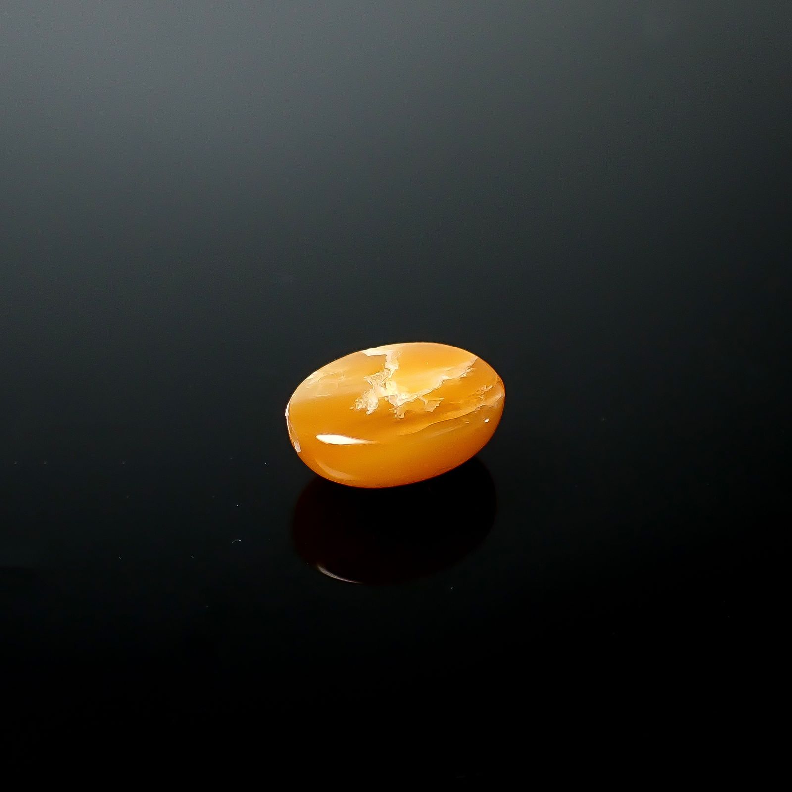 北海道オパール 北海道河東郡鹿追町然別産 3.52ct / 12x8.8mm前後 [250830957]