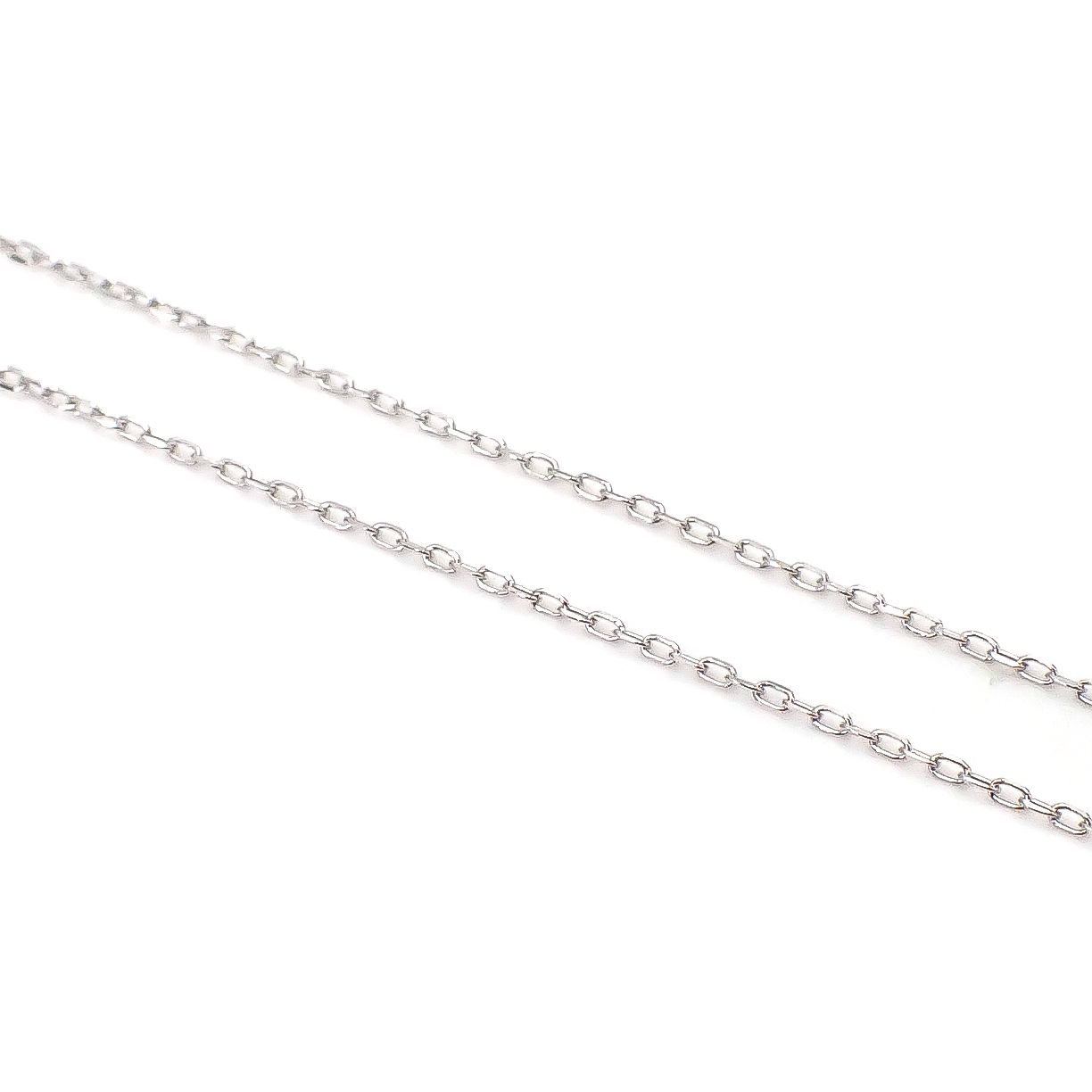 K18WGチェーン あずき[320]0.20mm / 長さ：40cm