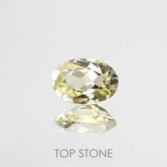 シリマナイト(宝石名シリマナイト) インド産 0.48ct 識別済[210810689]6.1×4.1mm前後