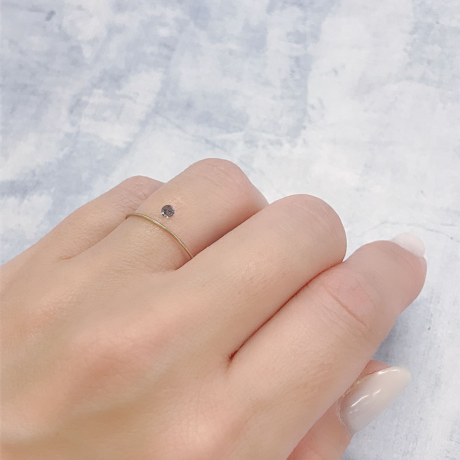 カラーチェンジガーネット アレキタイプ(宝石名ガーネット)マダガスカル・ベキリー産 0.068ct 識別済[220616538]2.5x2.5mm前後