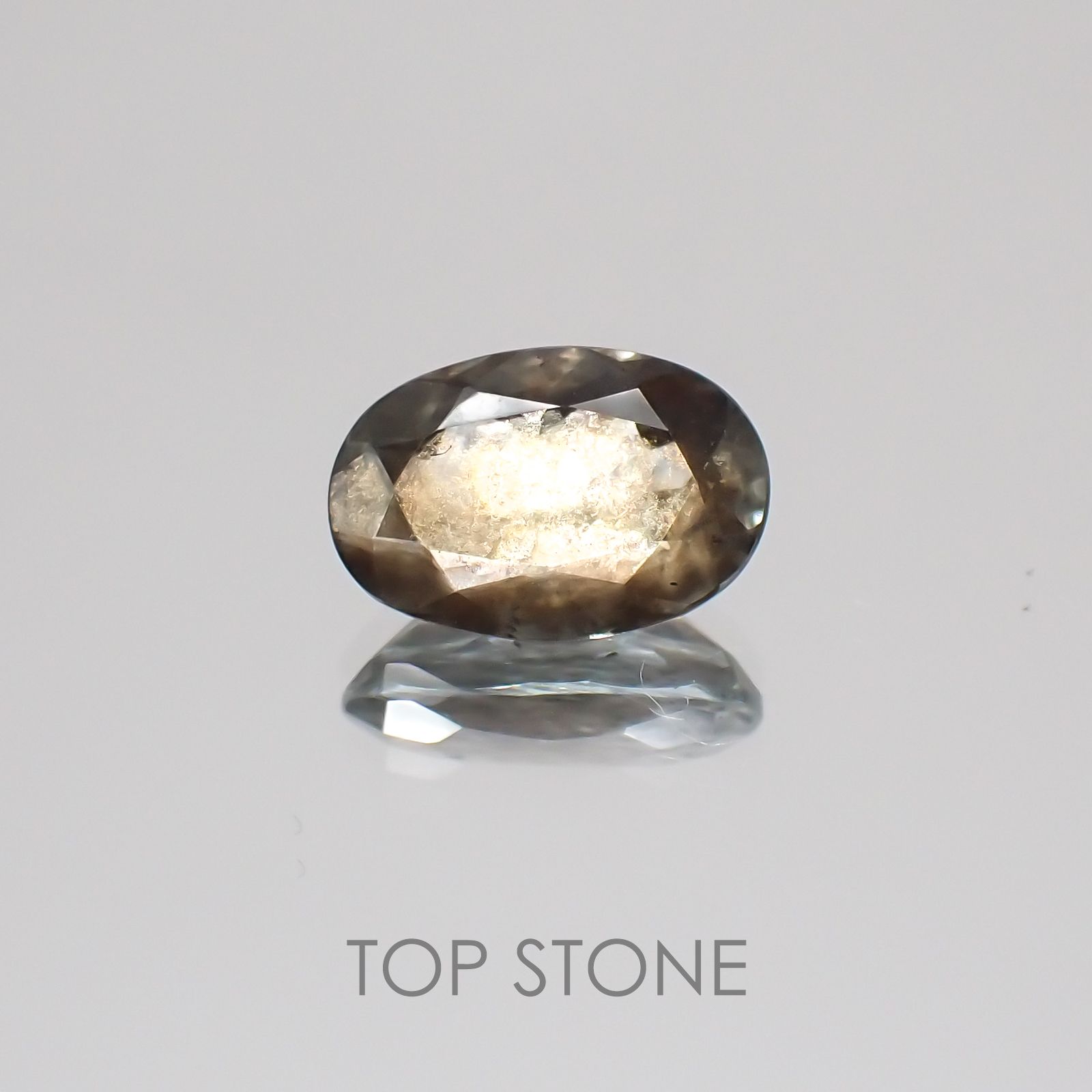 アベンチュリン アクアマリン ブラジル産 ルース 1.544ct ソーティング付き[21019216]9.5×6.6mm前後