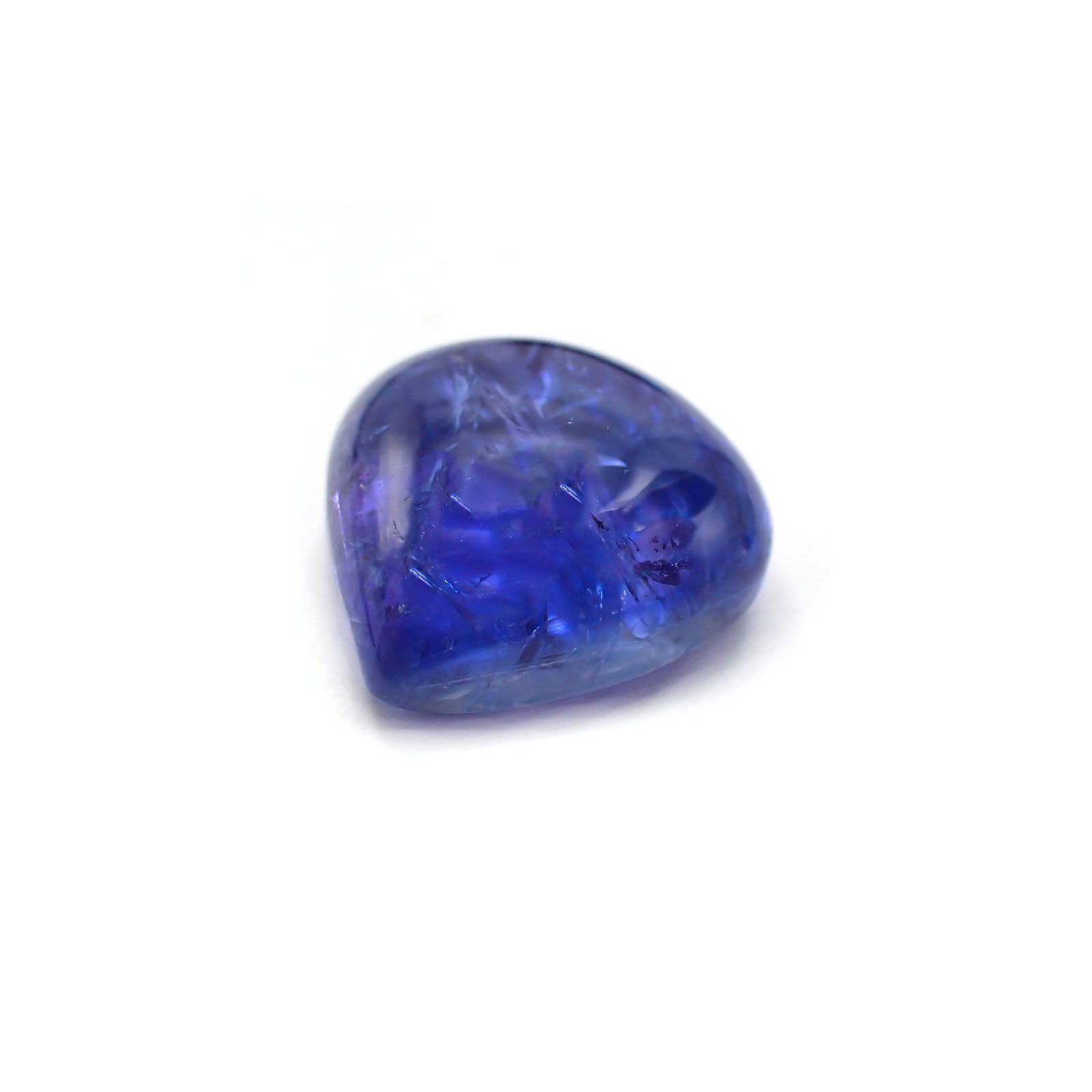 タンザナイト(宝石名タンザナイト)タンザニア産 9.18ct 識別済[231124269]12.7x12.8mm前後
