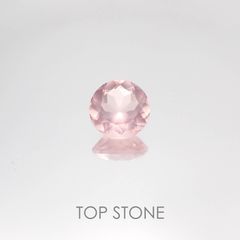 ディープローズクォーツ モザンビーク産 ルース 1.48ct[20084627]7.6×7.6mm前後
