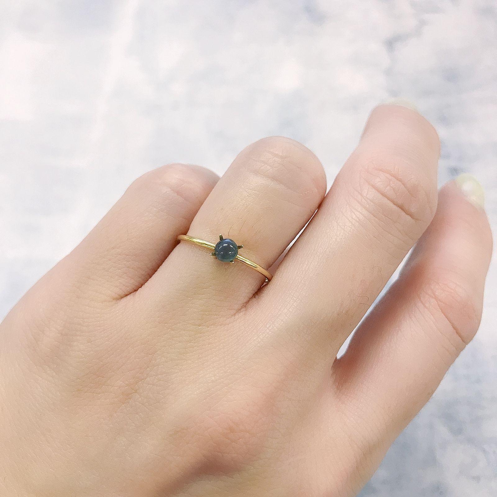 アレキサンドライトキャッツアイ インド産 0.36ct[220114064]3.6x3.6mm前後