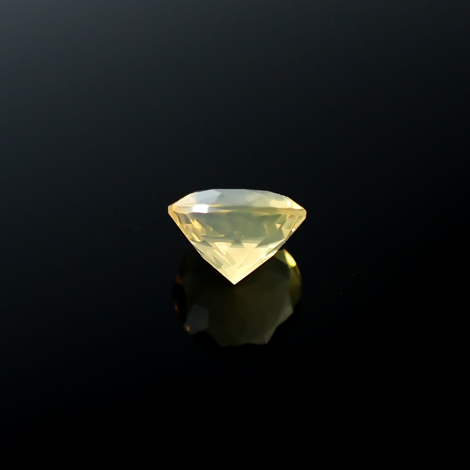 イエローオパール メキシコ産 1.01ct[240226194]7.3x7.3mm前後