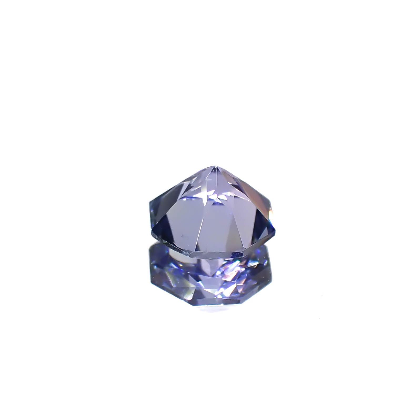 ◇オクタゴンカット◇タンザナイト(宝石名タンザナイト)タンザニア産 0.57ct 識別済[240628132]5.1x5.1mm前後