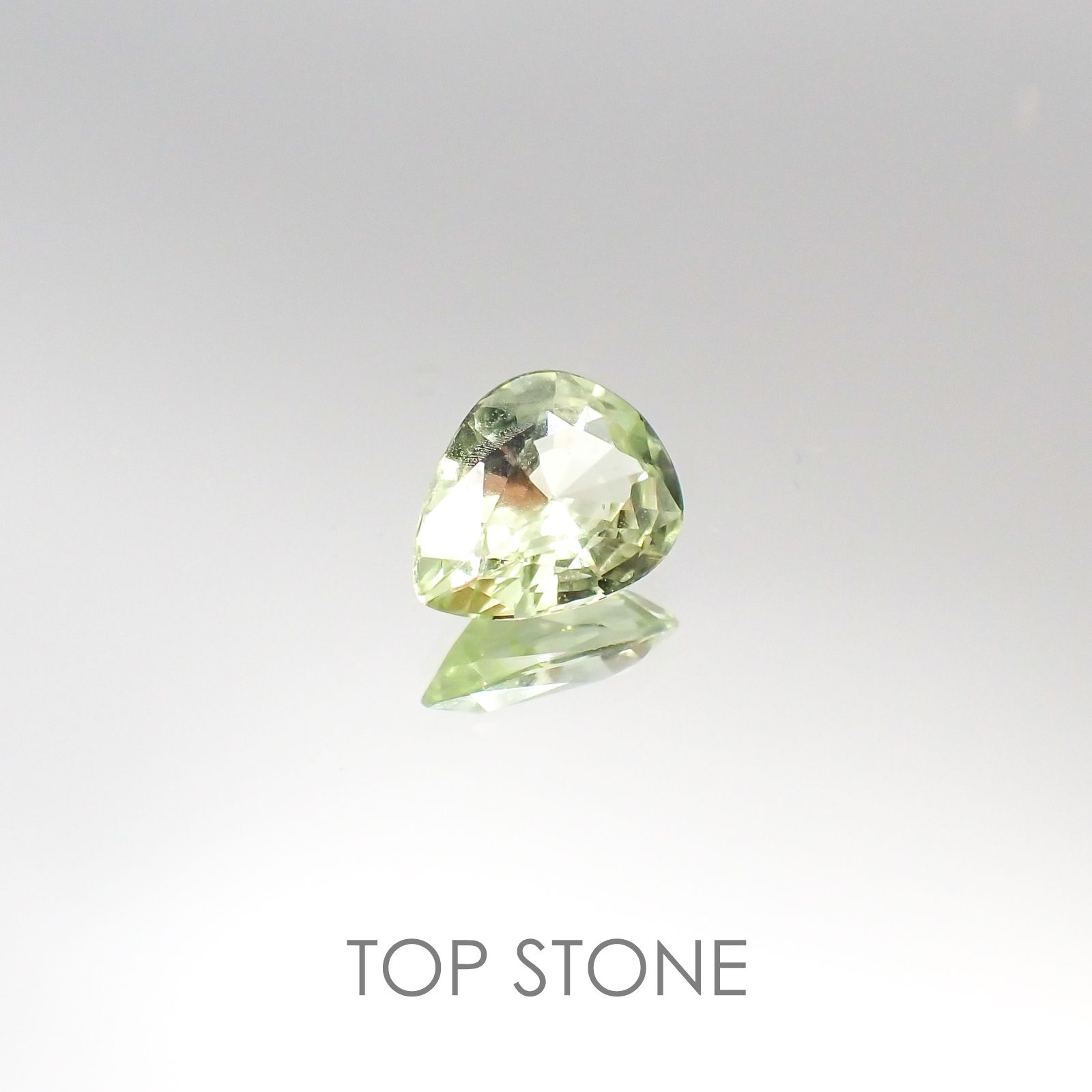 ミントガーネット(宝石名グリーン グロッシュラー・ガーネット) タンザニア・メレラニ鉱山産 1.25ct 識別済[20095508]8.2×6.5mm前後