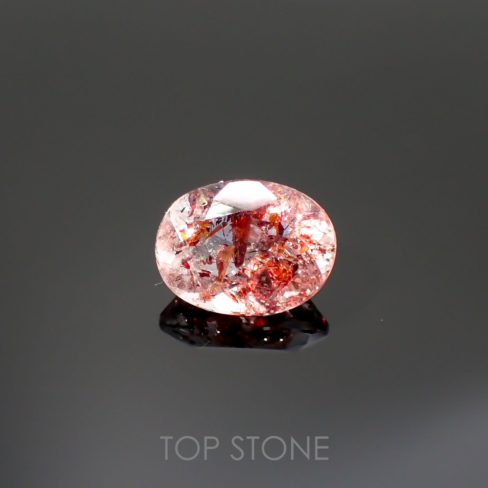 ファイヤークォーツ ナイジェリア産 1.54ct[220114742]8.7x6.5mm前後