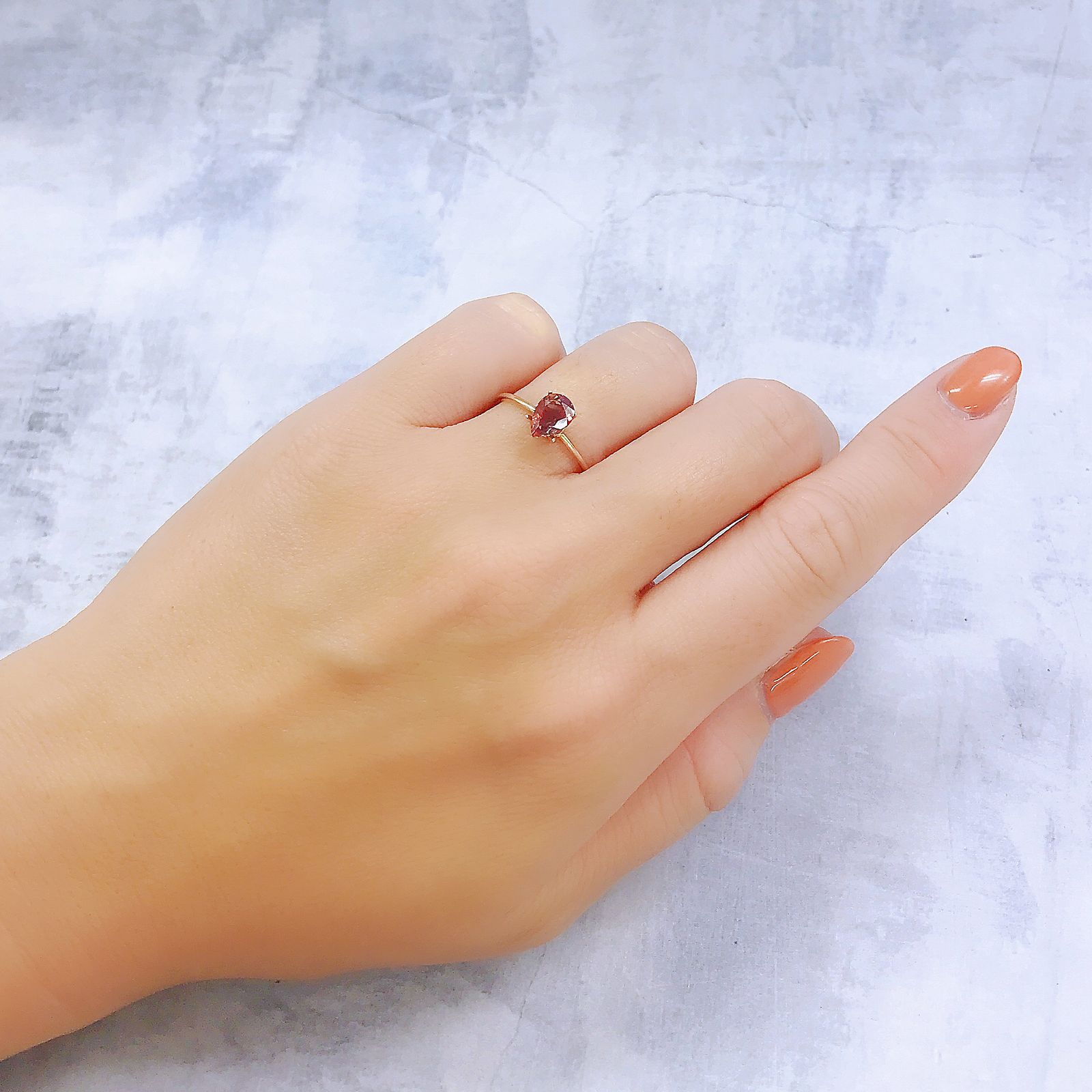 バイカラーオレゴンサンストーン アメリカ・オレゴン州産 0.76ct