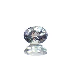 バイカラータンザナイト(宝石名タンザナイト/ゾイサイト)タンザニア産 0.40ct 識別済[230923504]5.1x3.9mm前後
