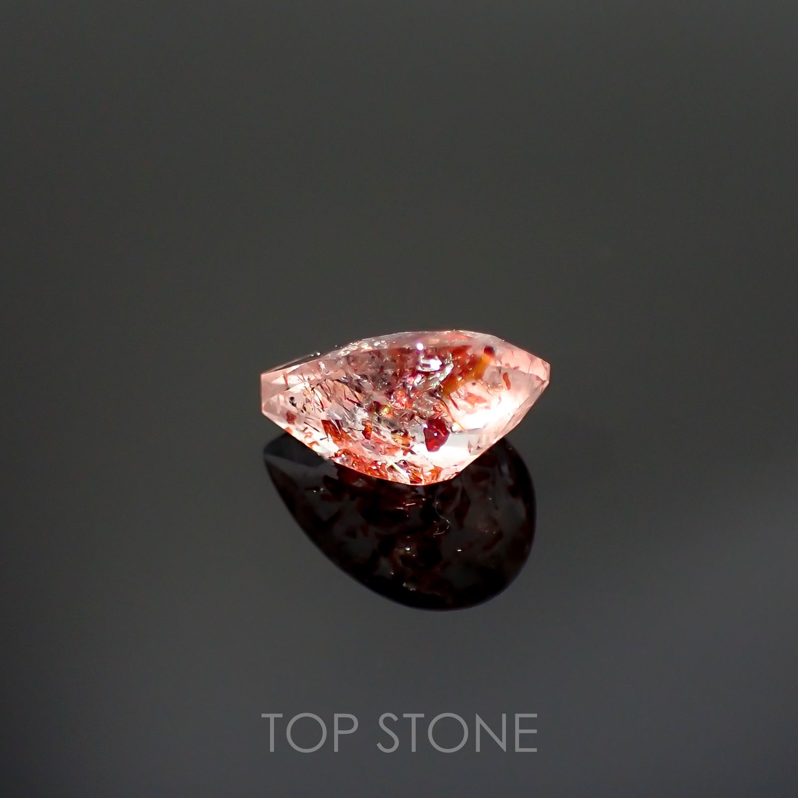 ファイヤークォーツ ナイジェリア産 1.25ct[220114766]9x6.2mm前後