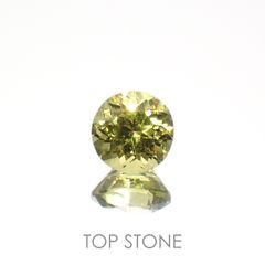 マリガーネット(宝石名グロッシュラー アンドラダイト・ガーネット)マリ共和国産 0.71ct 識別済[221219481]5.2x5.1mm前後
