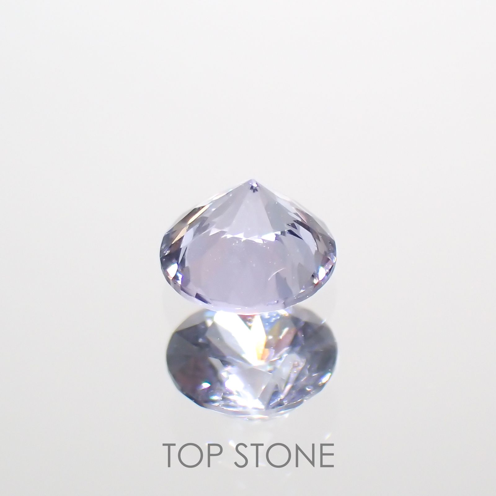 バイオレットスピネル(宝石名スピネル)ビルマ/マダガスカル産 0.25ct 識別済[220114557]3.7x3.7mm前後