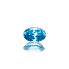 ブルージルコン カンボジア産 0.79ct[240728511]6.2x4mm前後