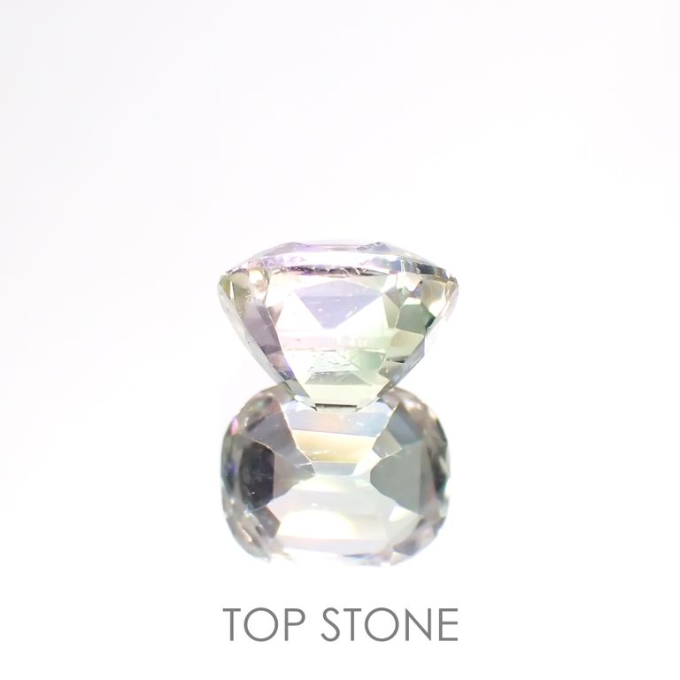 パステルカラートルマリン アフガニスタン産 1.14ct [220114102]6.7x5 