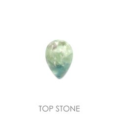エンジェルフェザーフローライト 中国産 62.27ct[220415680]33.2x23.6mm前後