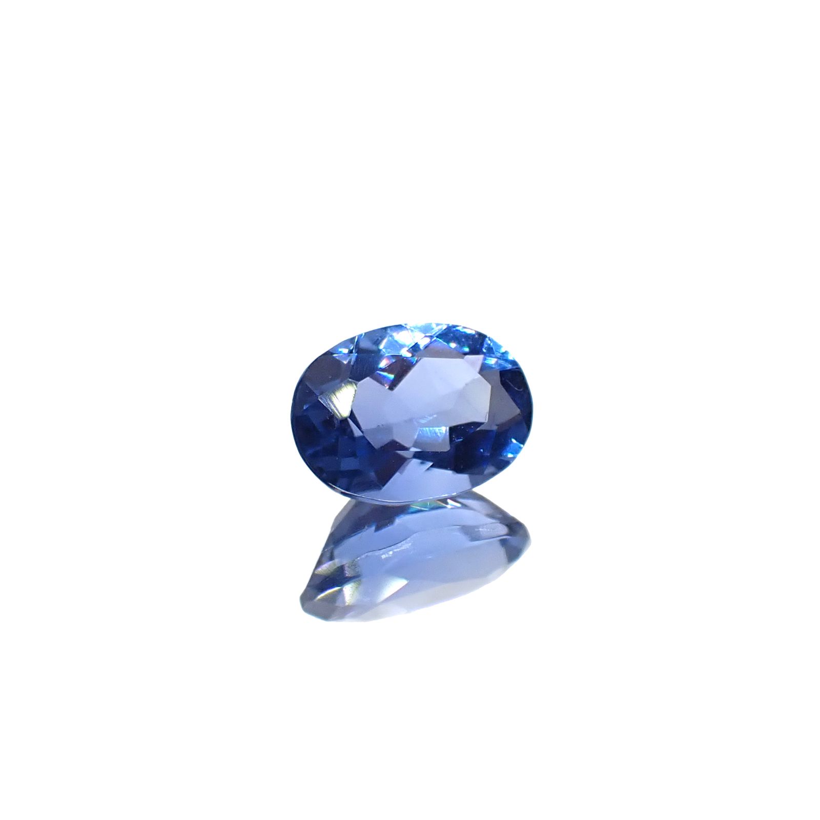 カラーチェンジフローライト ブラジル産 1.02ct / 7.2x5.1mm前後 [250530448]