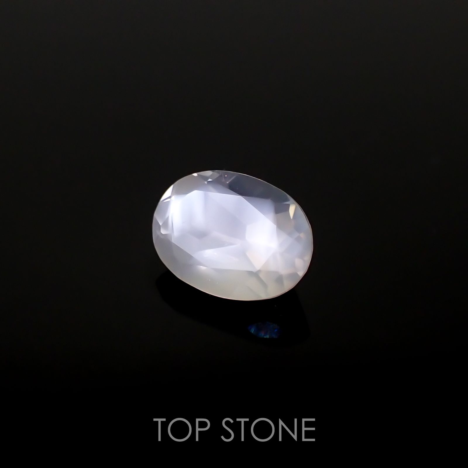 ムーンストーン インド・スリランカ産 ルース 0.71ct[210812740]7×5mm前後