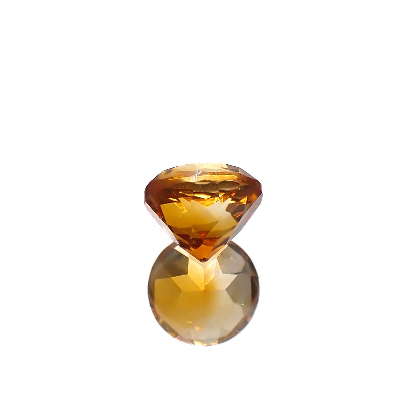 マデイラシトリン ブラジル・ミナスジェライス州産 0.93ct [250630576]6.1x6.1mm前後