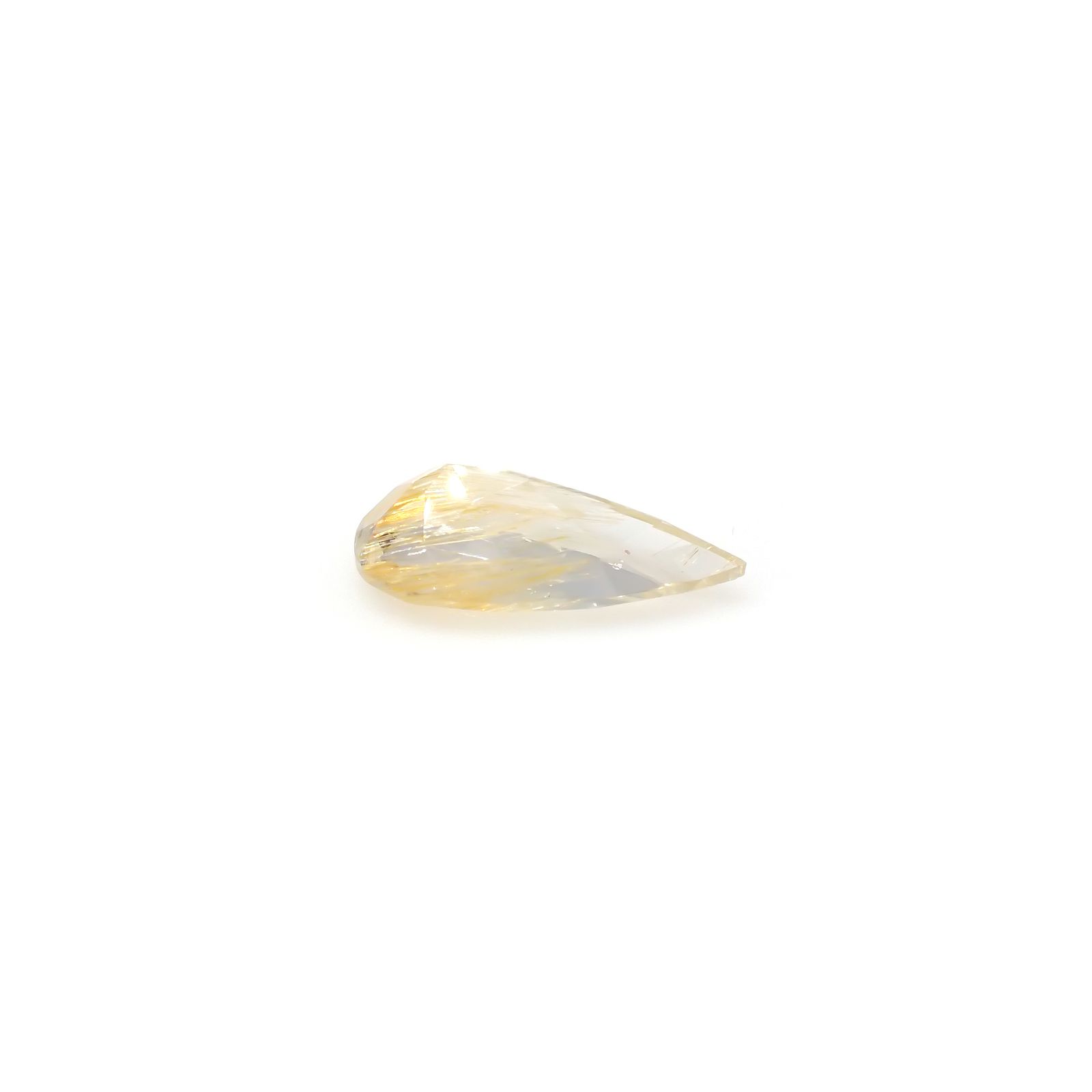 ニードルイントパーズ(チューブイントパーズ) ブラジル・ミナスジェライス州産 9.70ct[240225886]20.5x10.8mm前後