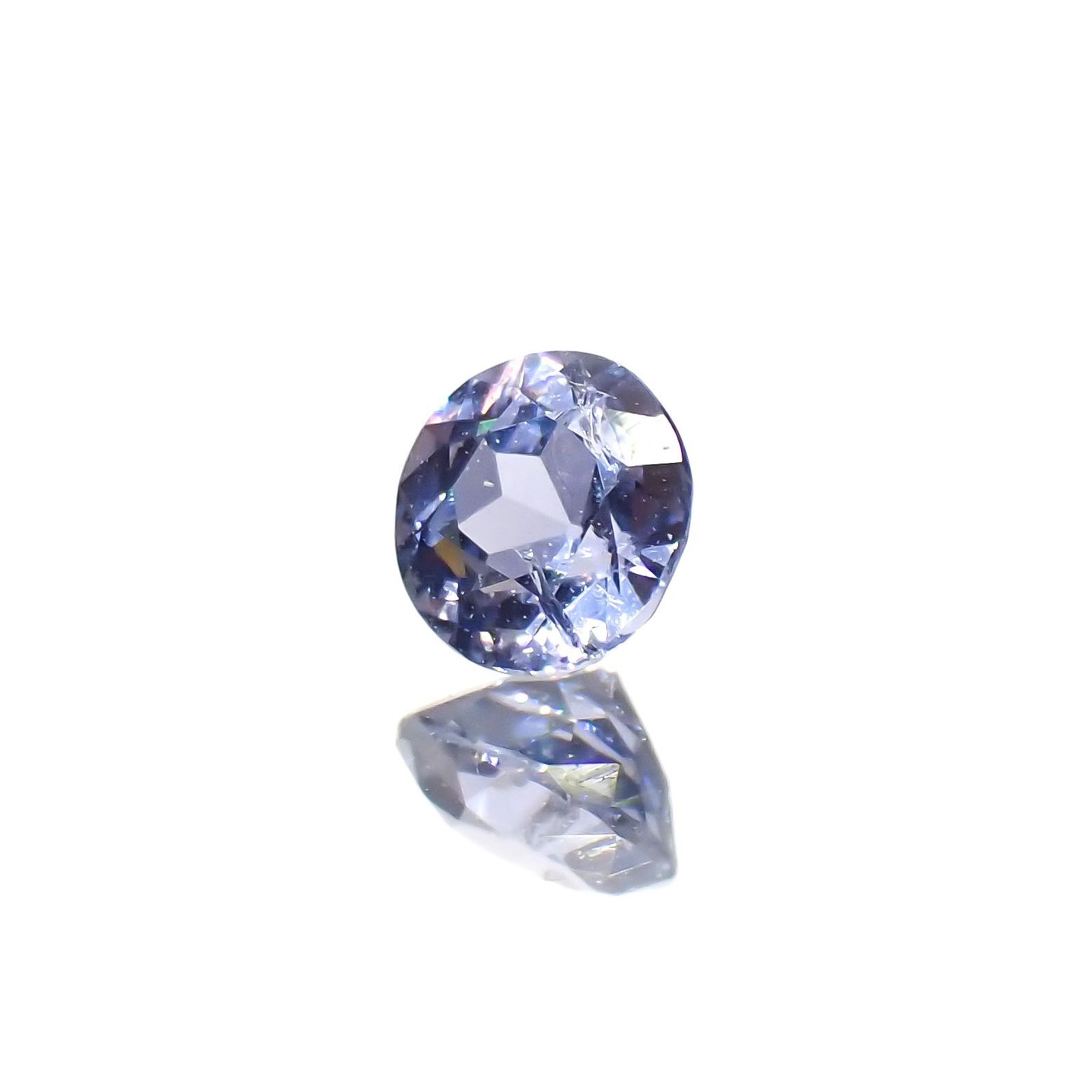 コバルトブルースピネル(宝石名ブルー・スピネル)タンザニア産 ソ付(日独) 0.240ct / 3.66x3.74mm前後 [230622543]
