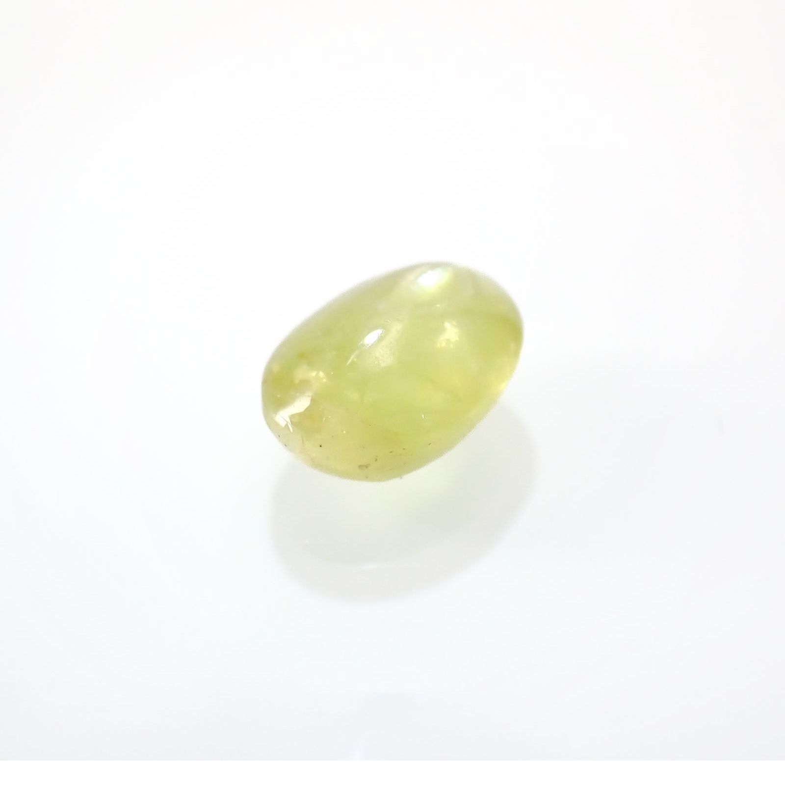 クリソベリルキャッツアイ スリランカ産 0.46ct / 4.9x3.8mm前後 [260118248]